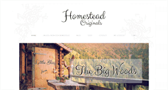 Desktop Screenshot of homesteadoriginals.com